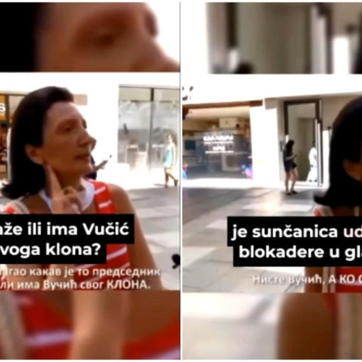 Mislila da je srela Vučića, a onda iznela bizarnu teoriju: Blokaderka sada sumnja da predsednik ima klona