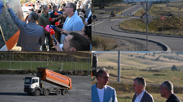 Zlatibor Bypass nears completion; Vučić: "Work on the tunnel under Kadinjača to begin on October 1" PHOTO