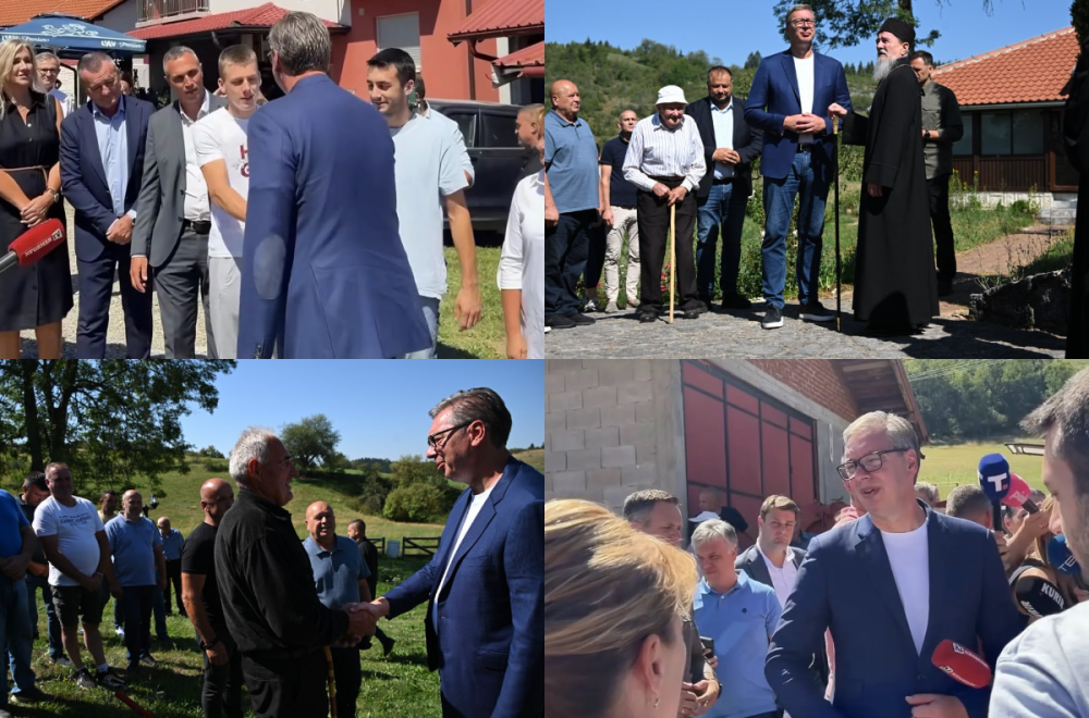 Vučić obilazi jugozapad Srbije; Razgovara sa meštanima i rešava probleme; Dao sam nalog; Poseta Matisu