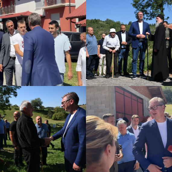 Vučić posetio selo Kušići; Razgovarao sa meštanima; Rešavaju se problemi; "Idemo među ljude"; "Dao sam nalog"