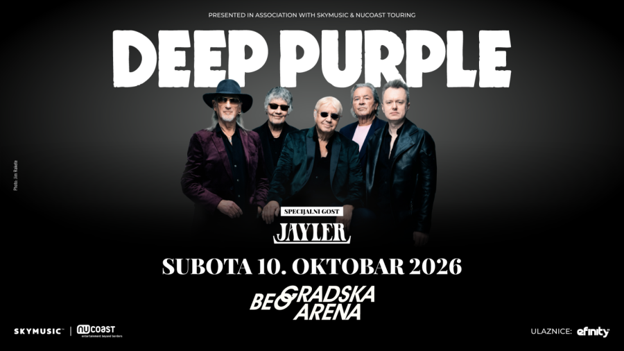 Još samo dva meseca do dolaska Deep Purple u Beograd - Britanski rok titani 10. oktobra u Beogradskoj areni