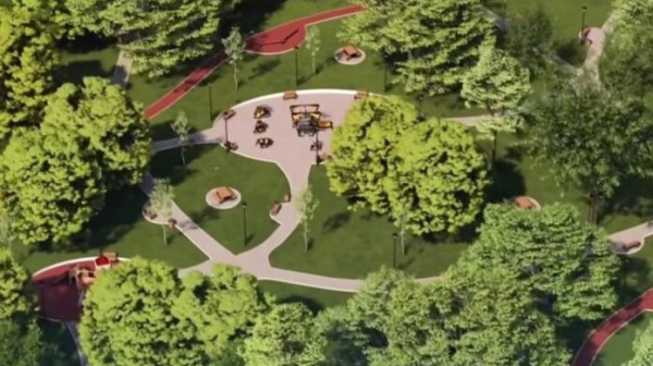 Spomen-park u Čačku dobija novi izgled: U drugoj fazi niču staze, igralište, klupe
