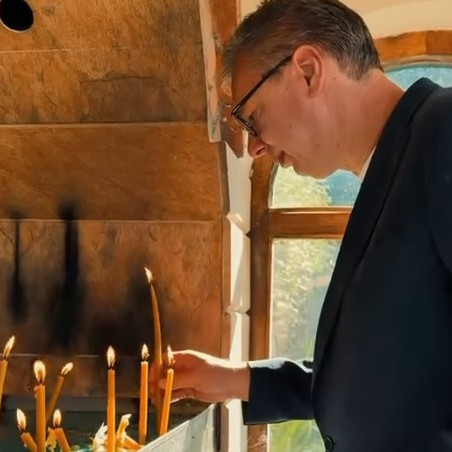 Vučić obišao Miljkov manastir: "Vera i tradicija važni za snagu srpskog naroda"; "Čuvamo temelje Srbije" VIDEO