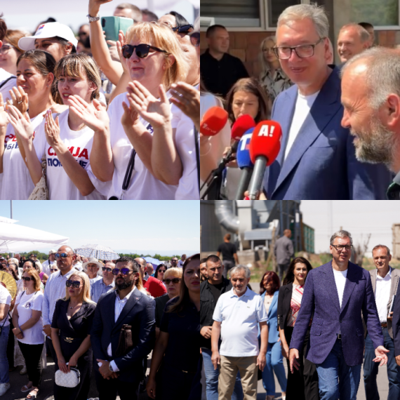 Vučić posetio porodicu Maslar; Dočekali ga i meštani; Razgovora i rešava probleme; Ori se "Aco, Srbine"