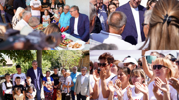 Vučić obilazi radove na rekonstrukciji puta na Grzi kod Paraćina; Najavio velike stvari za Ražanj FOTO