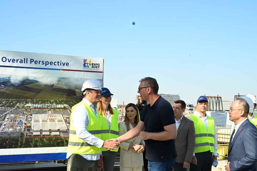 Još 400 radnika dolazi iz Kine; Vučić na EXPO gradilištu: Za tri i po meseca ovo sve mora da sija FOTO/VIDEO