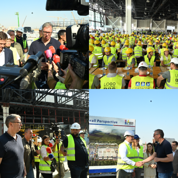 Vučić na EXPO gradilištu: "Radimo velike stvari za budućnost Srbije, svako će hteti ovo da poseti" FOTO/VIDEO