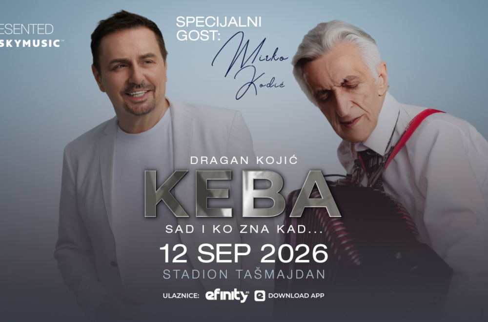 Virtuoz čija harmonika ima glas: Keba otkrio četvrtog gosta koncerta na Tašmajdanu