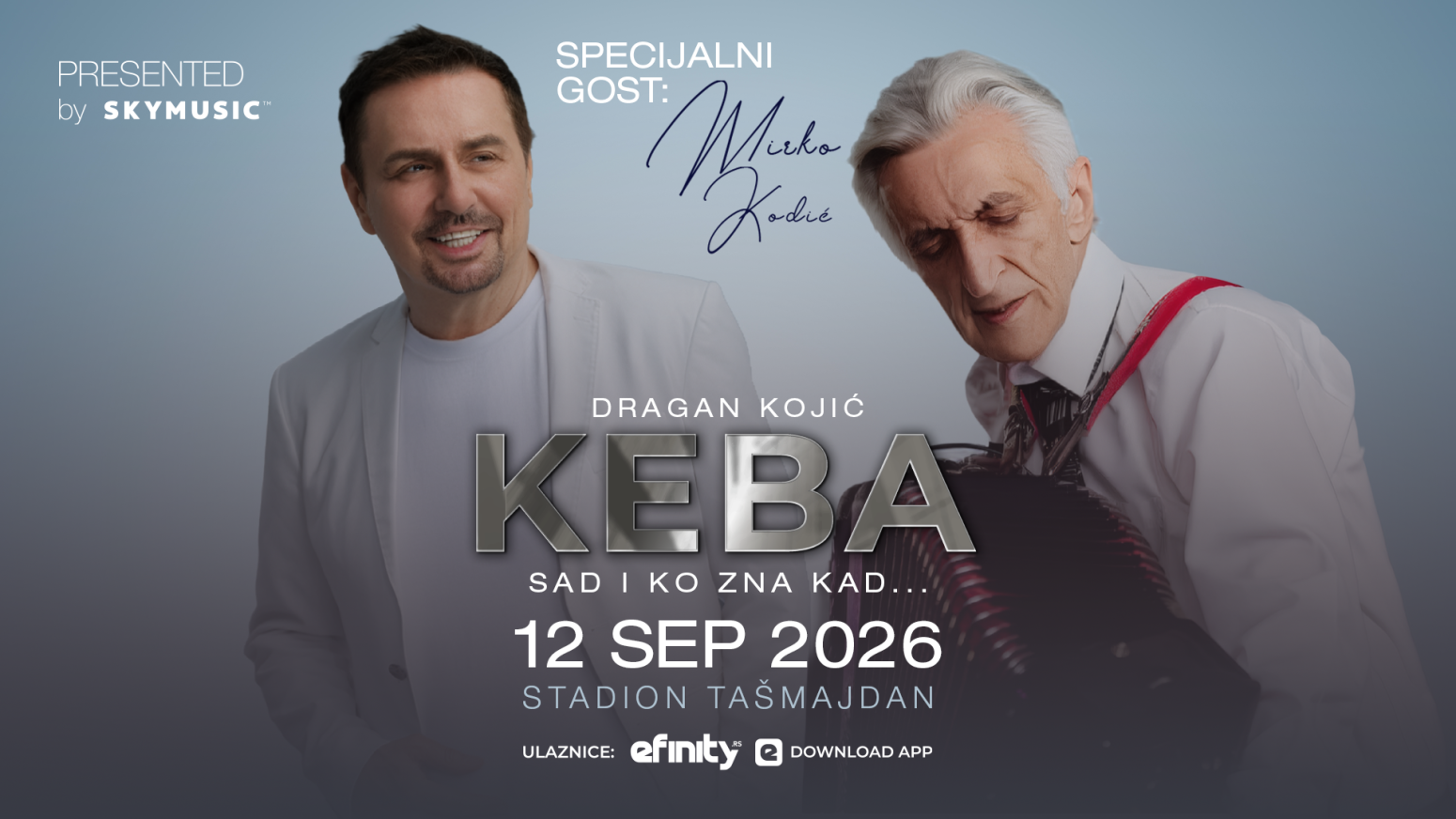 Virtuoz čija harmonika ima glas: Keba otkrio četvrtog gosta koncerta na Tašmajdanu