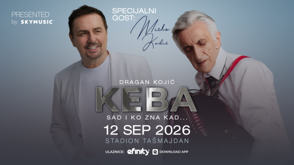 Virtuoz čija harmonika ima glas: Keba otkrio četvrtog gosta koncerta na Tašmajdanu