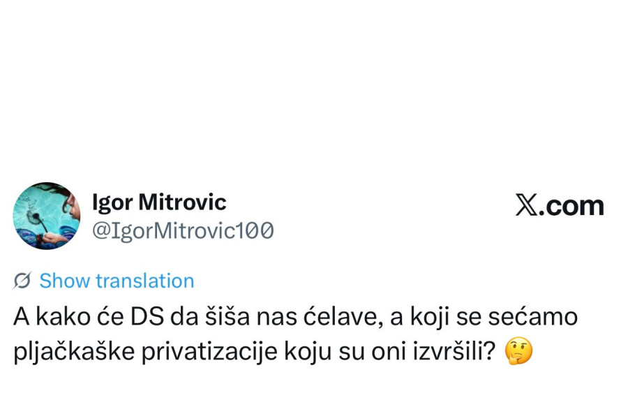 Blokader poručio Milivojeviću: Hoćete li da šišate na ćelavo i nas koji pamtimo vaše pljačke?