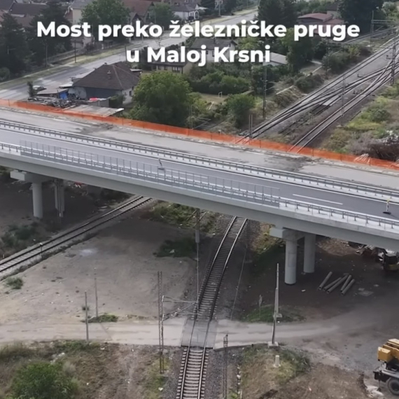 Vučić najavio otvaranje novog mosta preko pruge u Maloj Krsni VIDEO