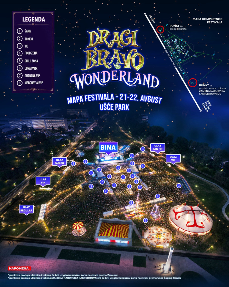 Evrovizijske zvezde stižu u Beograd: Dragi Bravo festival 21. i 22. avgusta na Ušću