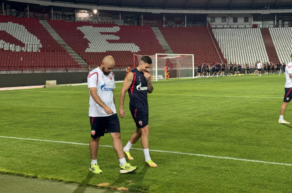 Strah u Zvezdi: Duarte napustio trening! VIDEO