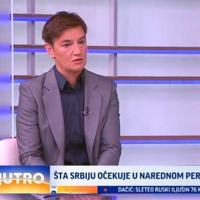 Brnabić za TV Prva: Zameraju Vučiću što priča s narodom; Zamislite kako bi bilo da blokaderi dođu na vlast