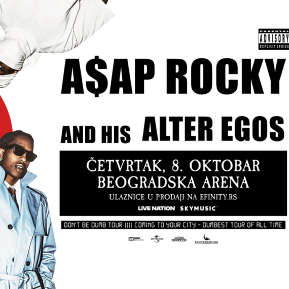 Manje od dva meseca do spektakla u Beogradu: A$AP Rocky stiže 8. oktobra u Beogradsku Arenu!