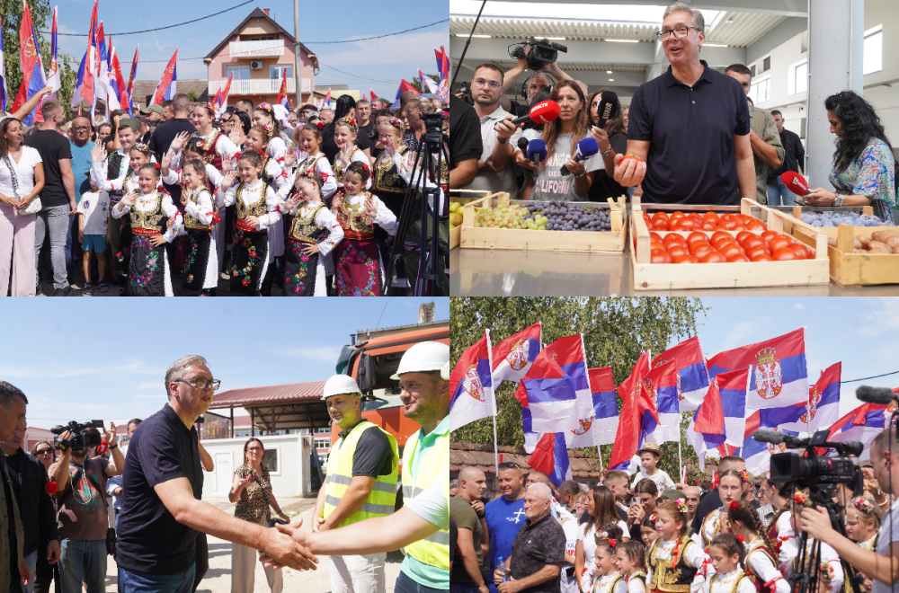 Vučić visits the Srem, Mačva and Kolubara districts: Talks to locals, announces more road projects PHOTO