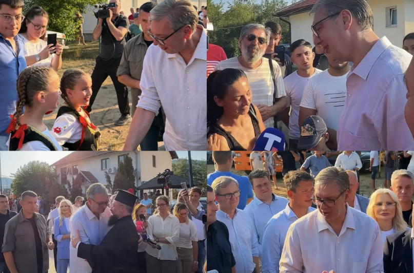 Vučić sa narodom u Lebanu; U Medveđi obišao socijalno ugrožene porodice i rešavao probleme