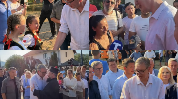 Vučić razgovara sa narodom u Bojniku; U Medveđi i Lebanu rešavao probleme; Obišao socijalno ugrožene porodice