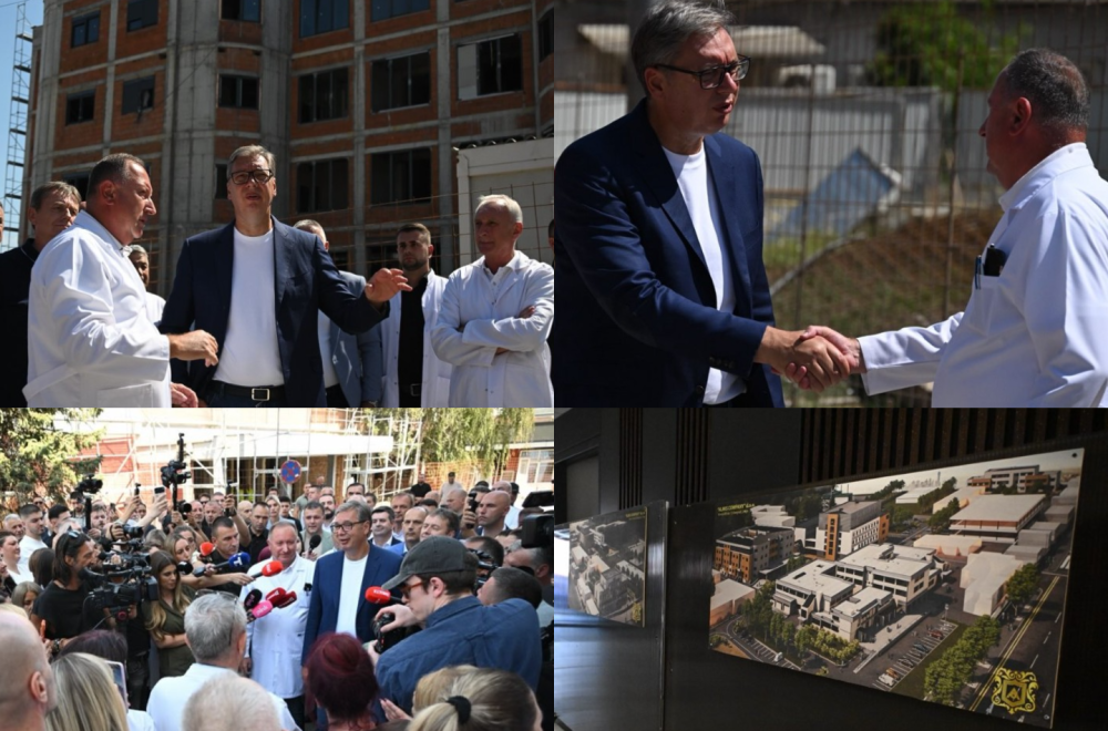 Vučić u Novom Pazaru najavio ogromne investicije: 85 miliona evra za KBC i brža veza sa Beogradom FOTO