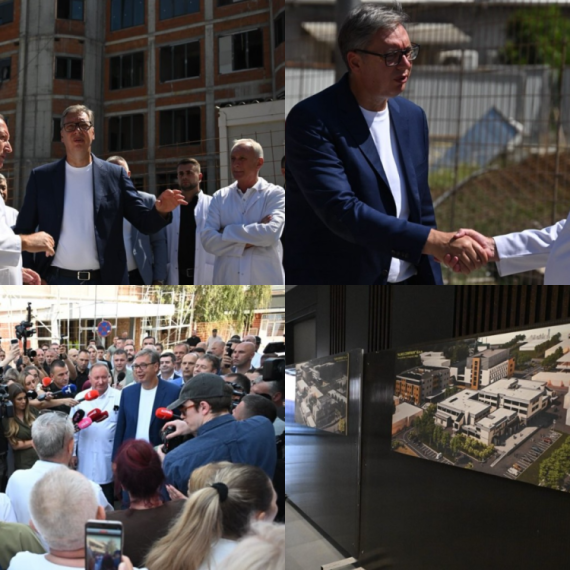 Vučić u Novom Pazaru najavio ogromne investicije: 85 miliona evra za KBC i brža veza sa Beogradom FOTO