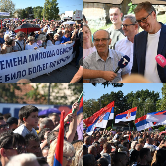 Vučić u Raškom okrugu: U Kraljevu se ori "Aco, Srbine!"; Sa ljudima razgovarao o problemima FOTO/VIDEO