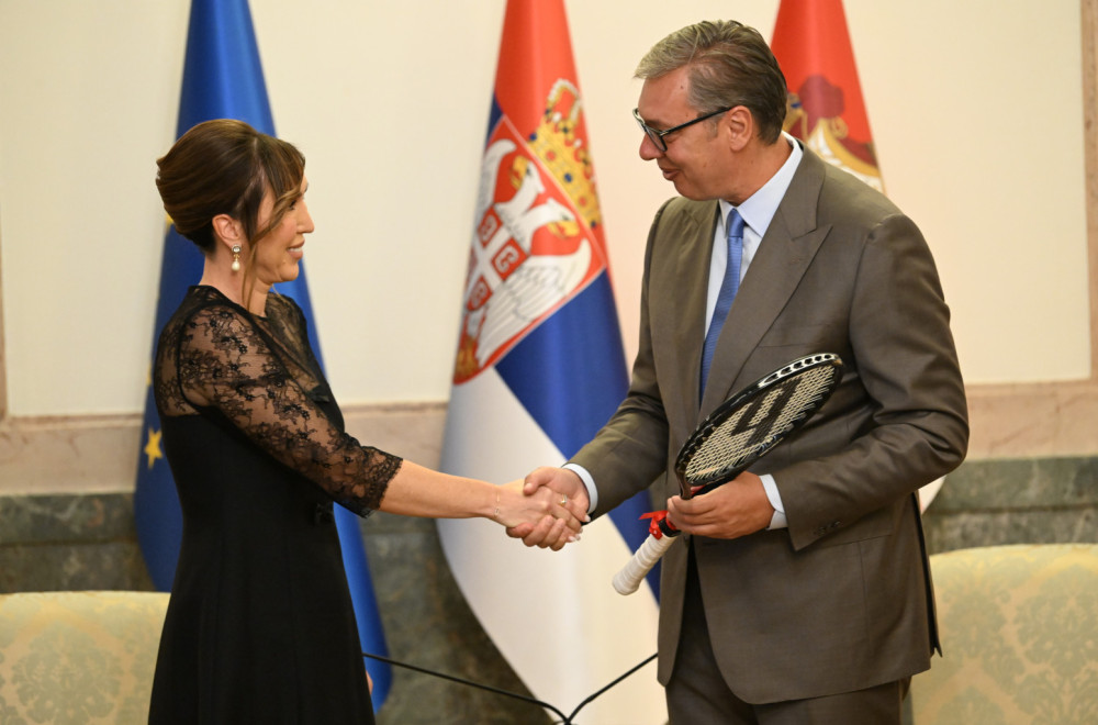 Vučić u Predsedništvu primio teniserku Jelenu Janković: "Ona će biti promoter EXPO 2027"