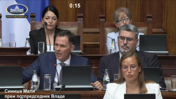 Mali u Skupštini: "Plate i penzije nikada nisu bile veće i to u realnom iznosu" VIDEO
