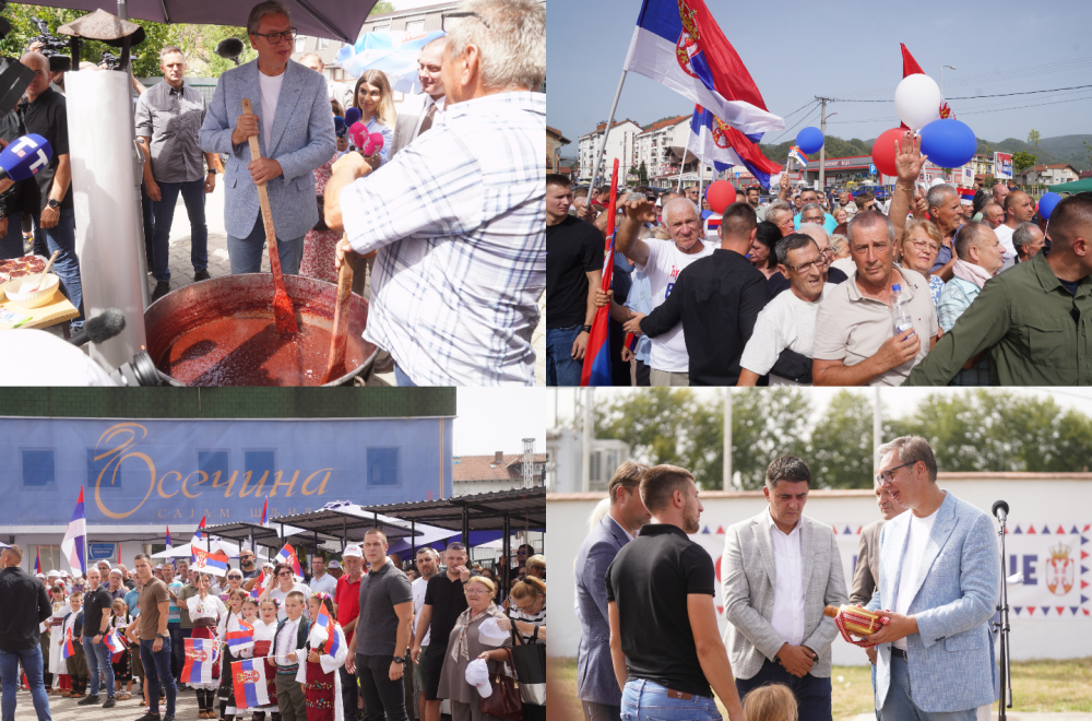 Vučić najavio završetak puta i nove radove u Ljuboviji: Mašine su stigle; Razgovarao sa građanima