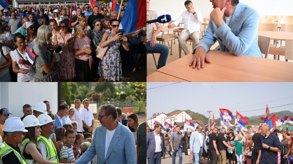 Vučić u Loznici najavio ubrzane radove i nove puteve; "Vidi se ogroman napredak u Loznici" FOTO/VIDEO