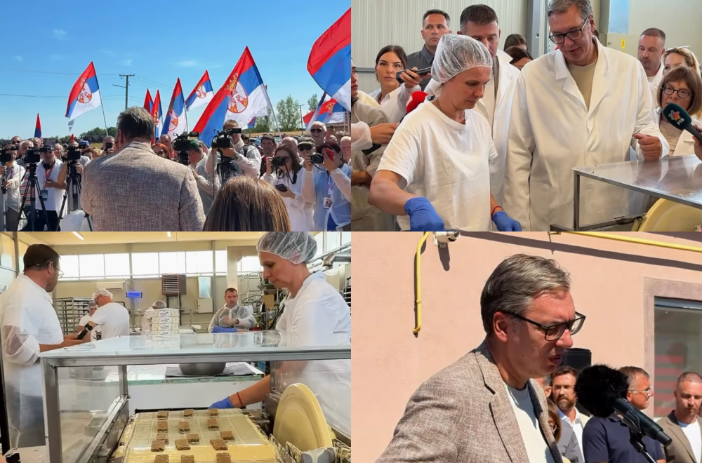 Vučić u Adi: Obilazi preduzeće; Najavio nova ulaganja u Kikindi: Nakovo–Mokrin među prioritetima VIDEO