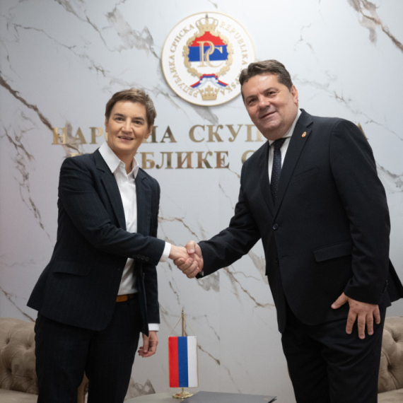 Brnabić sa Stevandićem: "Deklaracija Svesrpskog sabora utvrđuje pravce daljeg povezivanja Srbije i Srpske"