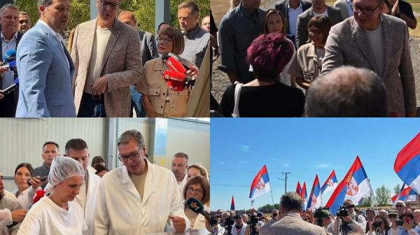 Vučić stigao u Novi Kneževac; Obradovao meštane: "Sutra krećemo da radimo put Čoka - Crna Bara"