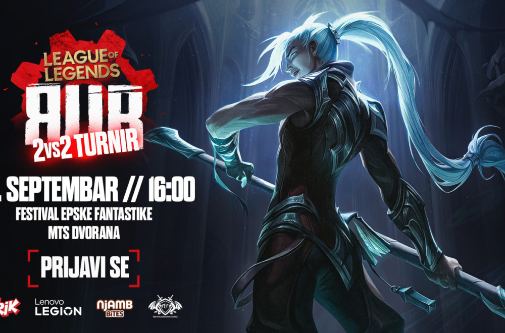 Prijavite se na RUR LoL 2v2 Turnir u sklopu Festivala Epske Fantastike
