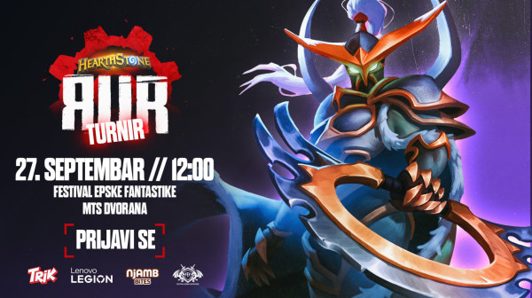 Prijavite se na RUR Hearthstone Turnir u sklopu Festivala Epske Fantastike