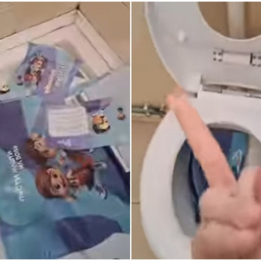 Dete gazi školski pribor, baca ga u WC šolju i psuje EXPO maskote; Ko je osnovca naučio ovakvom ponašanju?