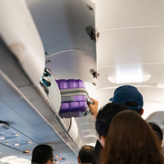 Panika u avionu: Zmija izašla iz ručnog prtljaga