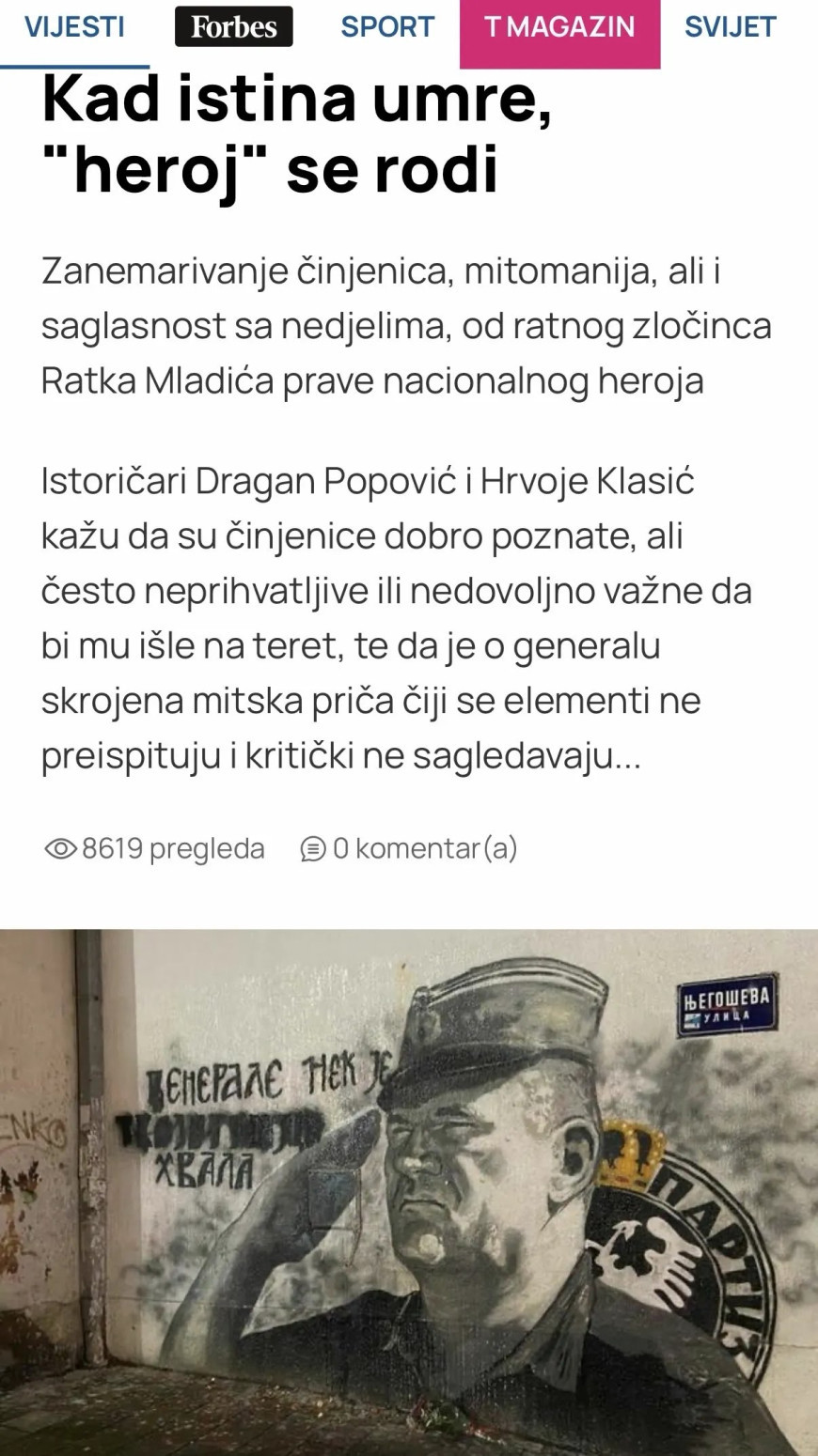 Mediji u regionu se utrkuju ko će više da pljuje Srbiju i Ratka Mladića na dan njegove sahrane FOTO