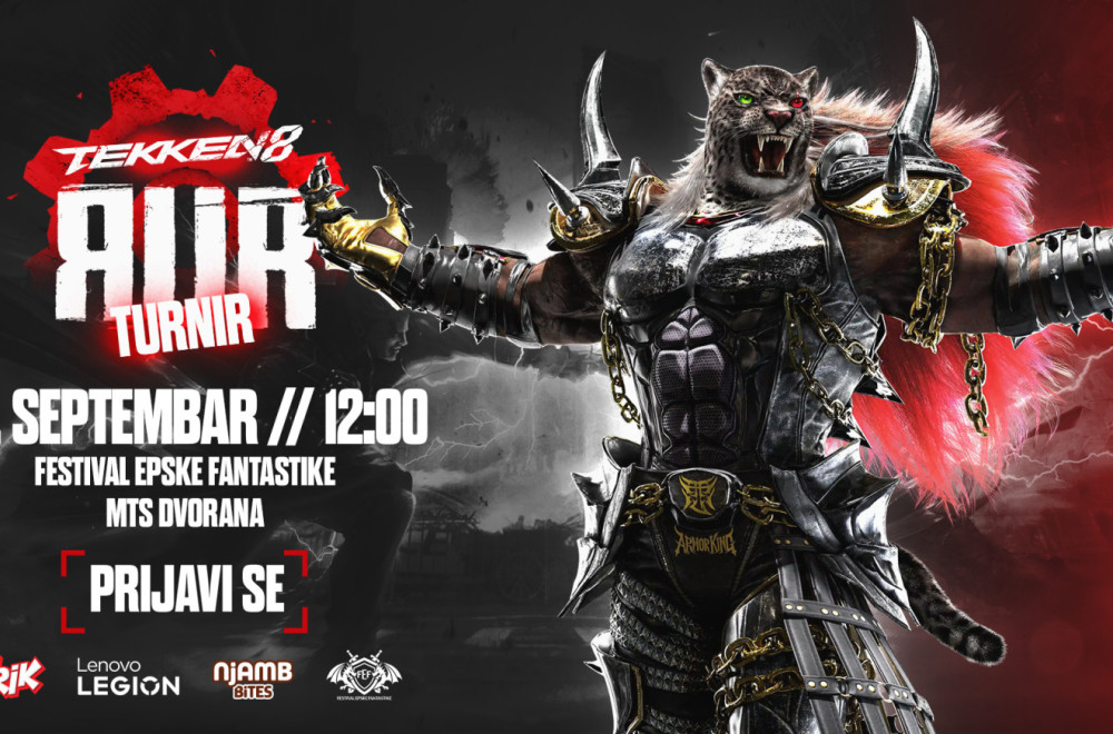 Prijavite se na RUR Tekken 8 Turnir u sklopu Festivala Epske Fantastike