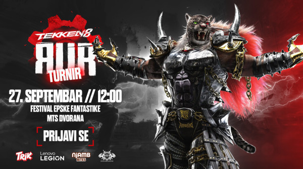 Prijavite se na RUR Tekken 8 Turnir u sklopu Festivala Epske Fantastike