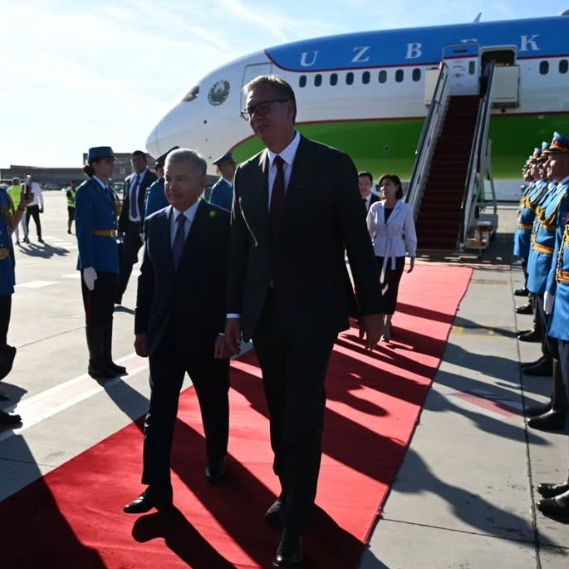 Dvednevna poseta; Vučić će ugostiti predsednika Uzbekistana Šavkata Mirzijojeva