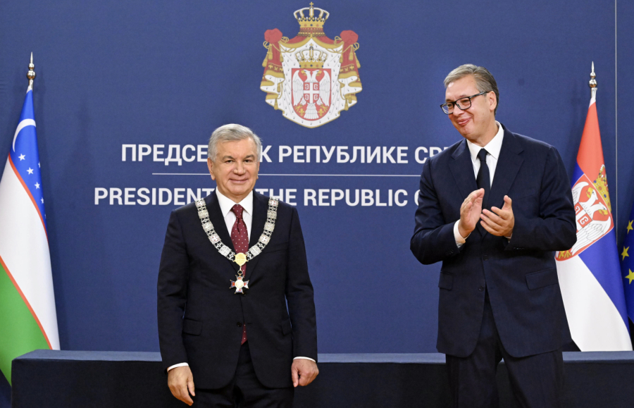 Vučić odlikovao ordenom Mirzijojeva: Dve zemlje udaljene hiljadama kilometara pišu novu stranicu istorije