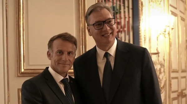 Vučić after gala dinner: "I'm happy to have a friend like Macron — We had a great conversation" VIDEO