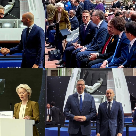 Vučić na Međunarodnom samitu o svemiru: "Ovaj samit je važan za Srbiju" FOTO