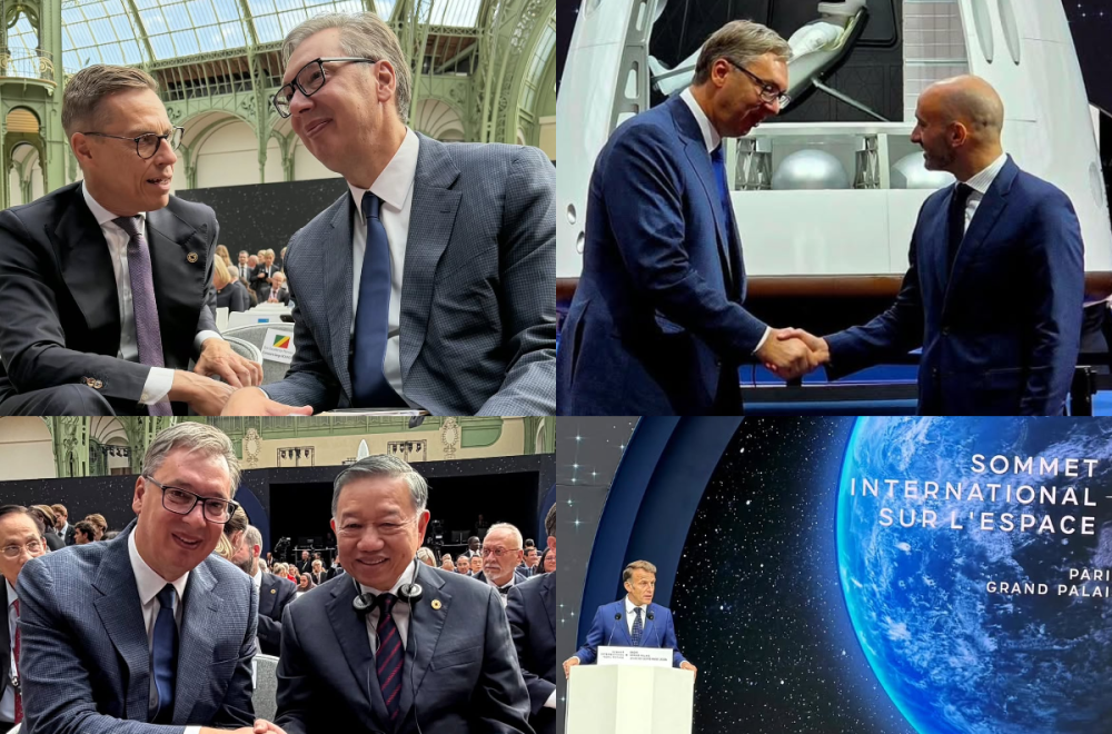 Vučić iz Pariza: "Svemir ne pripada samo velikim zemljama"; "Ovaj samit je važan za Srbiju" FOTO/VIDEO
