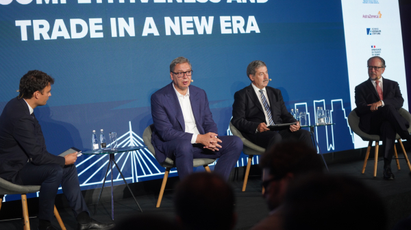 Vučić na forumu GLOBSEC BELTALKS: "Srbija dostigla rast od 3,5 odsto, prva u Evropi"