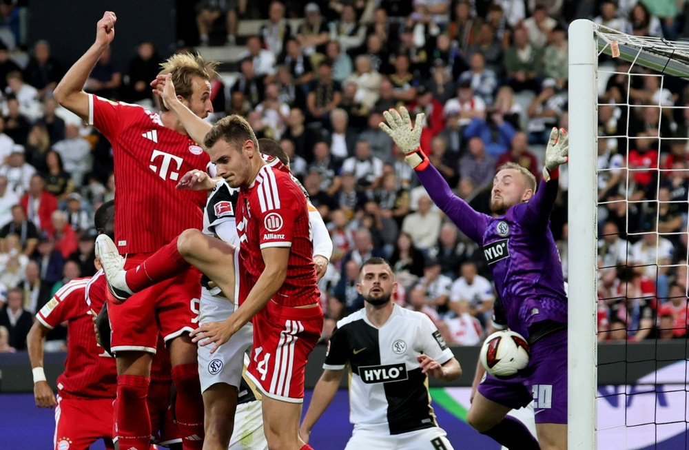 Bundesliga, 3. kolo: Elversberg – Bajern Minhen 1:2 (0:1)