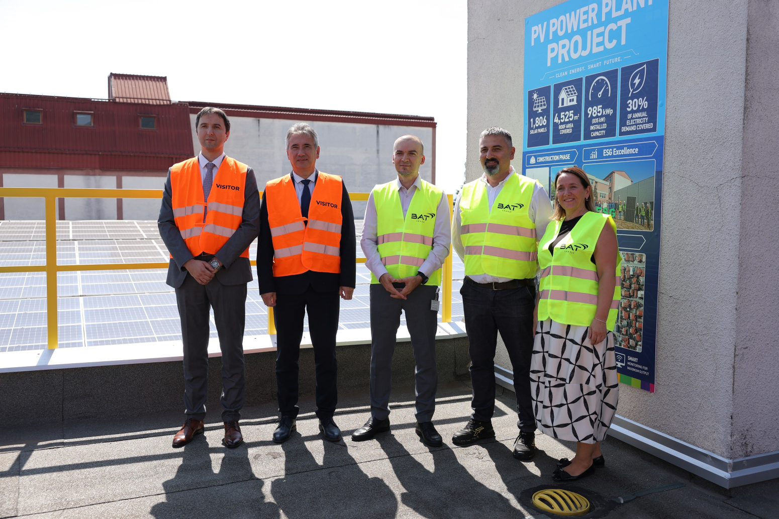 Solar Power Plant opened at BAT Factory in Vranje PHOTO