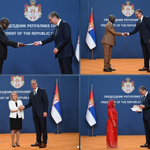 Vučić primio akreditive ambasadora na nerezidencijalnoj osnovi; "Ključna uloga diplomatije"