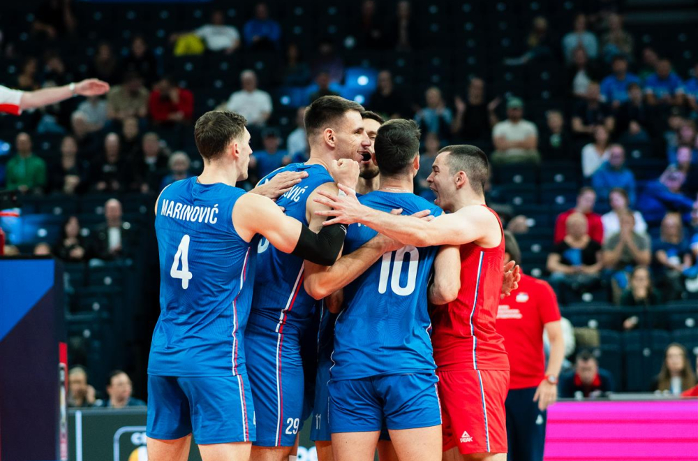 Srbija savladala Holandiju 3-2 posle preokreta od 0-2 na Evropskom prvenstvu u odbojci